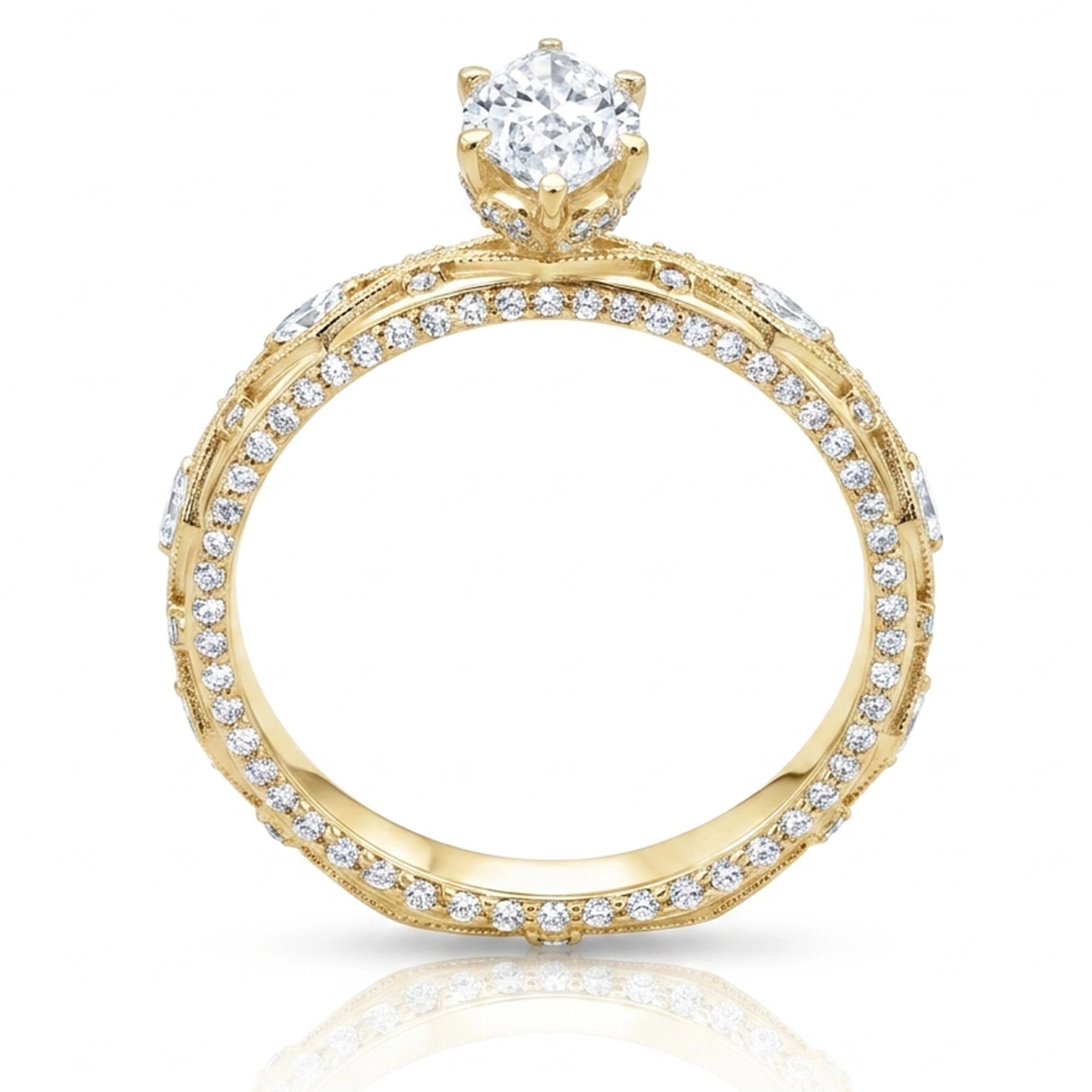 Markiz Tektaş Laboratuvar Pırlanta Yüzük